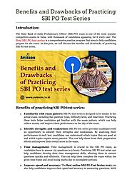 Benefits and Drawbacks of Practicing SBI PO Test Series