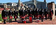 About the bagpipers and drummers of the Nelson Mandela Artillery