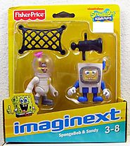 Imaginext, SpongeBob Squarepants Exclusive Figures, SpongeBob & Sandy, 2-Pack