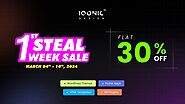 Iqonic March 1st Steal Week Sale 2024 Is LIVE: Grab Unbeatable Deals Now! 🎉 | Iqonic Design