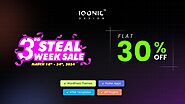 🎉 Iqonic March 3rd Steal Week Sale LIVE Now! Save Big with 30% Off! 🎉 | Iqonic Design