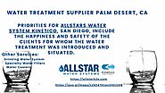 We are San Diego’s leading water treatment company.