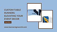 Custom Table Runners: Elevating Your Event Decor