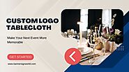Make Your Next Event More Memorable with a Custom Logo Tablecloth