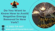 Negative Energy Removal in New York