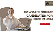 How can I source candidates for free in USA?