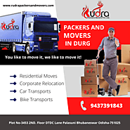 Rudra Packers and Movers in Durg -Call 9437391843