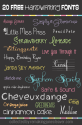 20 Free Handwriting Fonts - Remaking June Cleaver