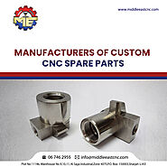Precision CNC machined spare parts for all industries in UAE