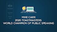2020 Toastmasters World Champion of Public Speaking: Mike Carr