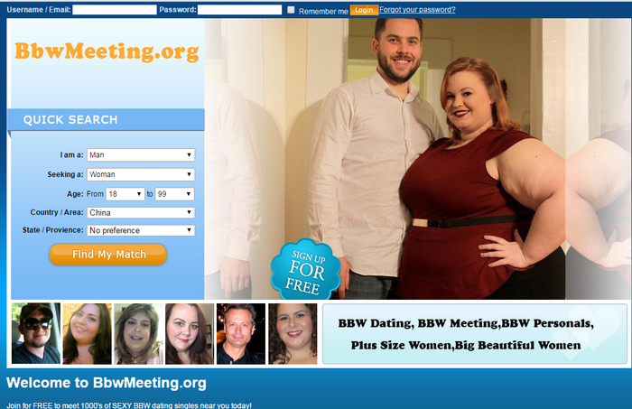 bbw dating site free