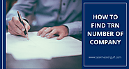 How To Find Tax Registration Number (TRN) Number of Company