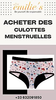 Acheter des culottes menstruelles en ligne