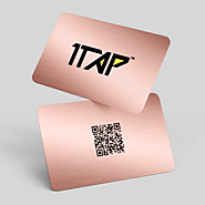 Buy Metal Business Cards Online, 1 Tap Cards