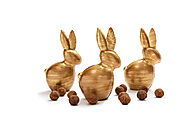 Easter Dark Chocolate Bunny | Gourmet Dark Chocolate Easter Bunny – Cacao & Cardamom Chocolatier