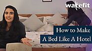 How to make your bed like a hotel bed | Room makeover | Wakefit