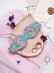 DIY Beaded Bracelet Embroidery Kit “Morning Tenderness”