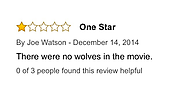Bad Reviews.