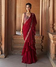 Experience Luxury with Charu and Vasundhara Designer Sarees at Mirraw Luxe