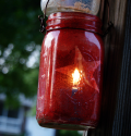 How to Make 4th of July Patriotic Mason Jar Lanterns - Mason Jar Crafts Blog