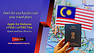 Malaysia Visa Online- Apply eVISA & eNTRI Online Application