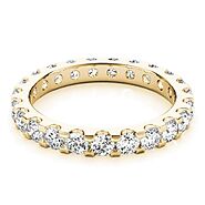 GAIA 4 Carat Diamond Eternity Band in 14K/ 18K/ Platinum GIA Graded 25 pointer G Color SI1 Clarity by Mike Nekta SIZE...