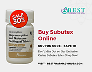 Buy Subutex 8mg Online Cheap