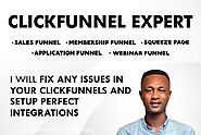 Be your clickfunnels, webinar, sales and membership expert by Adeq8_media | Fiverr