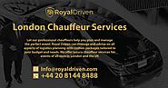 An Event In Town Or Hosting A Special Event? Royal Driven Shofer Driver Are Here: