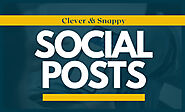 I will create quick, clever social media copy for your posts