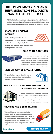 Building Materials and Refrigeration Products Manufacturer - TSSC