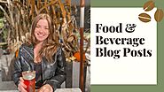 I will write for your food and drink blog