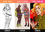 I will draw your character or party for any rpg, dnd and others
