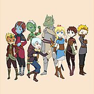 I will draw your tabletop rpg dnd party or original character