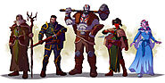 I will do dnd character art party commission