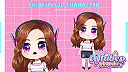 I will create chibi character model and rigging for live2d vtuber or streamer