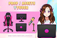 I will design unique vtuber props or assets for live2d streaming