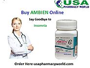 Note : Say Goodbye to Insomnia: Order Generic Ambien Pills Online 