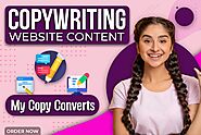 I will do copywriting to write SEO website content that converts