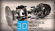 3D Mechanical Product Anitmations