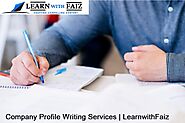 Company Profile Writing Services | LearnwithFaiz