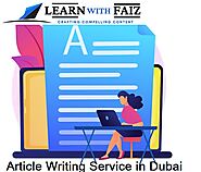 Article Writing Services in Dubai