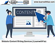 Website Content Writing Services | LearnwithFaiz
