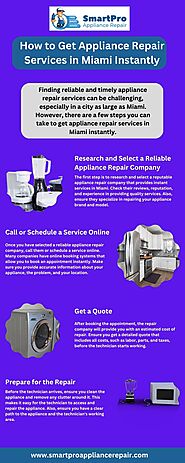 Fast and Reliable Appliance Repair in Miami