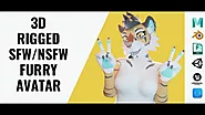 I will create stunning custom vrchat avatar, furry, nsfw, sfw from scratch