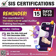 Get ISO 45001:2018 Lead Auditor Training - SIS Certifications
