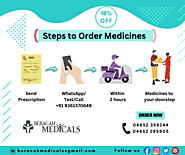 Steps to Order medicines online with Beracah Medicals