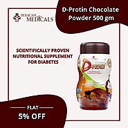 D-Protin Chocolate Diabetes Care Powder - 500 G