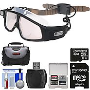 Coleman VisionHD G7HD-SWIM 1080p HD Waterproof POV Swimming Goggles with 32GB Card + Case + Reader + Kit