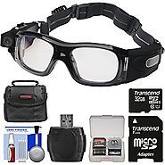 Coleman VisionHD G5HD-SPORT 1080p HD Waterproof POV Sports Safety Goggles with 32GB Card + Case + Reader + Kit